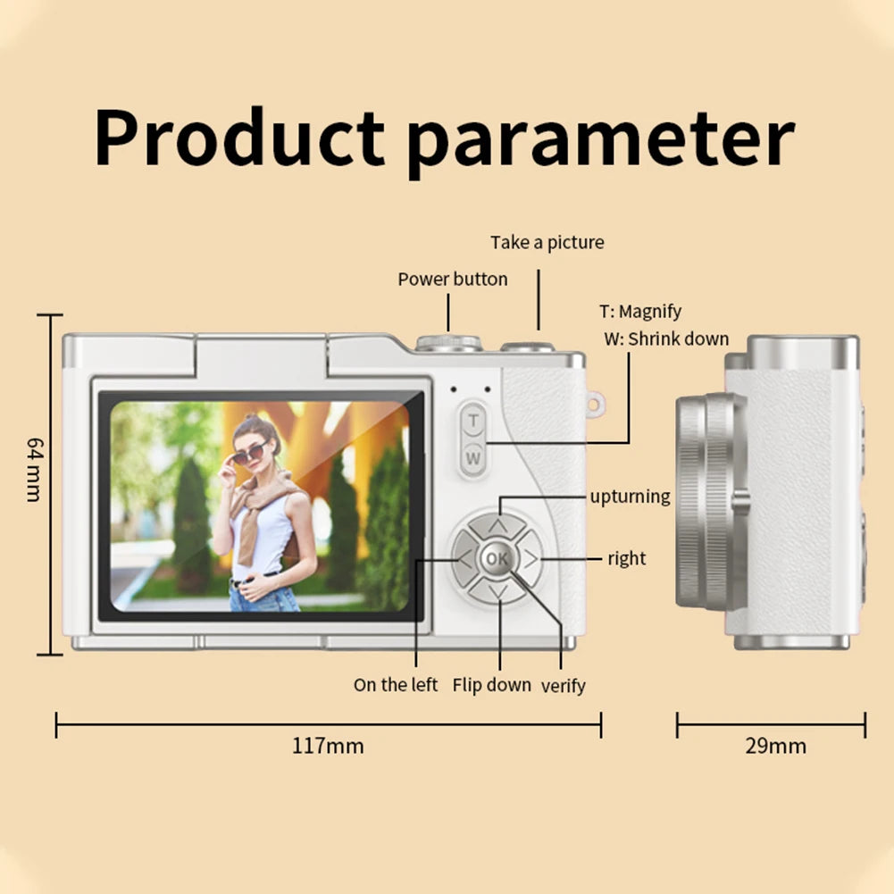 Y2K Aesthetic Digital Camera